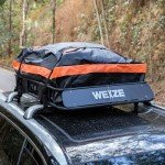 WEIZE 54" Rooftop Cargo Rack with Bag & Straps