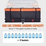 VEVOR 60x24 Hitch Mount Cargo Carrier Basket