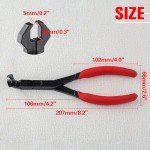 LEONTOOL 75° Angled U-Joint Snap Ring Pliers