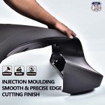 PIT66 Black Fender Flares for Chevy Silverado