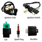 GY6 Stator Coil Set & Wiring Harness for ATVs