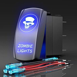 Zombie LED Rocker Switch for ATV and Marine