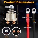 200A Master Battery Disconnect Switch & Cables Set