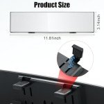 SINGARO Wide Angle Universal Rearview Mirror