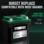 TYKOOL 12.8V Lithium Battery for ATVs and More