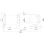 KFI 2500lb ATV Series Winch - A2500-R2