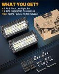 Boslla 7-Inch LED Light Bar for ATV/UTV