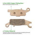 Front & Rear Brake Pads Sintered for Yamaha Grizzly 550 Grizzly 700 YFM550 YFM700, OEM# 3B4-W0045-00-00 3B4-W0045-10-00