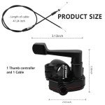 Universal 7/8'' Thumb Throttle Kit for ATVs