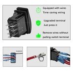 Blue LED Rocker Switch for 4x4 UTV/ATV