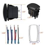 Blue LED Rocker Switch for 4x4 UTV/ATV