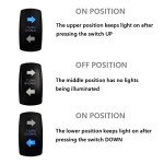 Blue LED Rocker Switch for 4x4 UTV/ATV