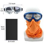 4-Pack ATV Offroad Goggles with Neck Bandanas