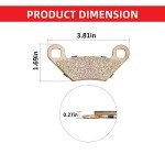 Front Rear Brake Pads Sintered for Sportsman 300/400/450/500/550/570/800/850/ETX Scrambler 850 Predator Outlaw 500 Hawkeye