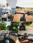 KEMIMOTO ATV Drink Holder with Metal Clamp