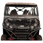Tusk Folding Glass Windshield with Wiper for Teryx