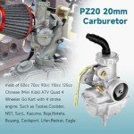 FVRITO PZ20 Carburetor Kit for ATVs and Bikes