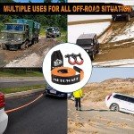 METOWARE 35,000lbs Heavy Duty Tow Strap Kit