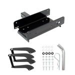 HEDGFOX Hitch Mounted Foldable Winch Plate
