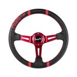 RASTP 13.58” Racing Steering Wheel with Horn Button