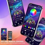 Adjustable RGB LED Whip Lights for ATV/UTV