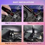 Adjustable RGB LED Whip Lights for ATV/UTV