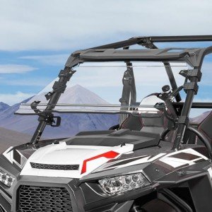 KEMIMOTO 4-IN-1 Flip Up Windshield for RZR
