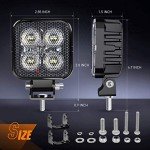 Nilight 3-Inch LED Pods for Offroad and ATV