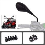 ATV Motorcycle Mirrors with 360-Degree Adjustment