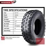 WANDA Set of 2 Sport ATV Tires 22x7-10
