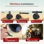 Pyle 4-Inch Waterproof Off-Road Speakers System