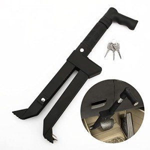 Universal Brake Pedal Lock with Escape Hammer
