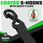 Heavy Duty Ratchet Straps Kit - 4 Pack