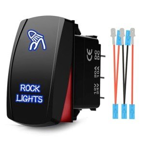 Xislet Blue Rock Lights Toggle Switch for ATV/UTV