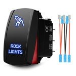Xislet Blue Rock Lights Toggle Switch for ATV/UTV