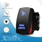 Xislet Blue Rock Lights Toggle Switch for ATV/UTV