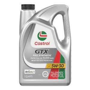 Castrol GTX Full Synthetic 5W-30 Oil, 5 Quarts
