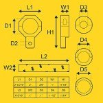 Universal ATV/UTV Light Bar Mounting Bracket Kits