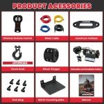 OPENROAD 4500 lb Waterproof ATV/UTV Electric Winch