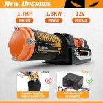 3500 lb 12V Electric Winch for ATV/UTV