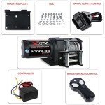 3000 lb 12V Waterproof Electric Winch with Remote