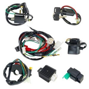 ATV Electric Wiring Harness Kit with CDI Coil