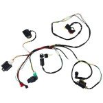 ATV Electric Wiring Harness Kit with CDI Coil