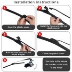 Wadoy 12V UTV Windshield Wiper Kit for Polaris