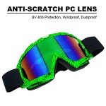 Spider Green ATV & Dirt Bike Goggles for All