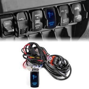 WeiSen 180W Lighted Whip Wiring Harness Kit