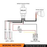 WeiSen 180W Lighted Whip Wiring Harness Kit