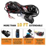 WeiSen 180W Lighted Whip Wiring Harness Kit