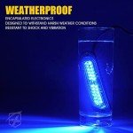 Blue LED Strobe Lights Kit for Vehicles - 8PCS