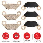 Front Rear Brake Pads Sintered for Sportsman 300/400/450/500/550/570/800/850/ETX Scrambler 850 Predator Outlaw 500 Hawkeye